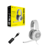 Audífono Gamer Corsair HS55 Surround Wired Gaming Headset — Blanco, Dolby Audio 7.1 Surround - Imagen 7