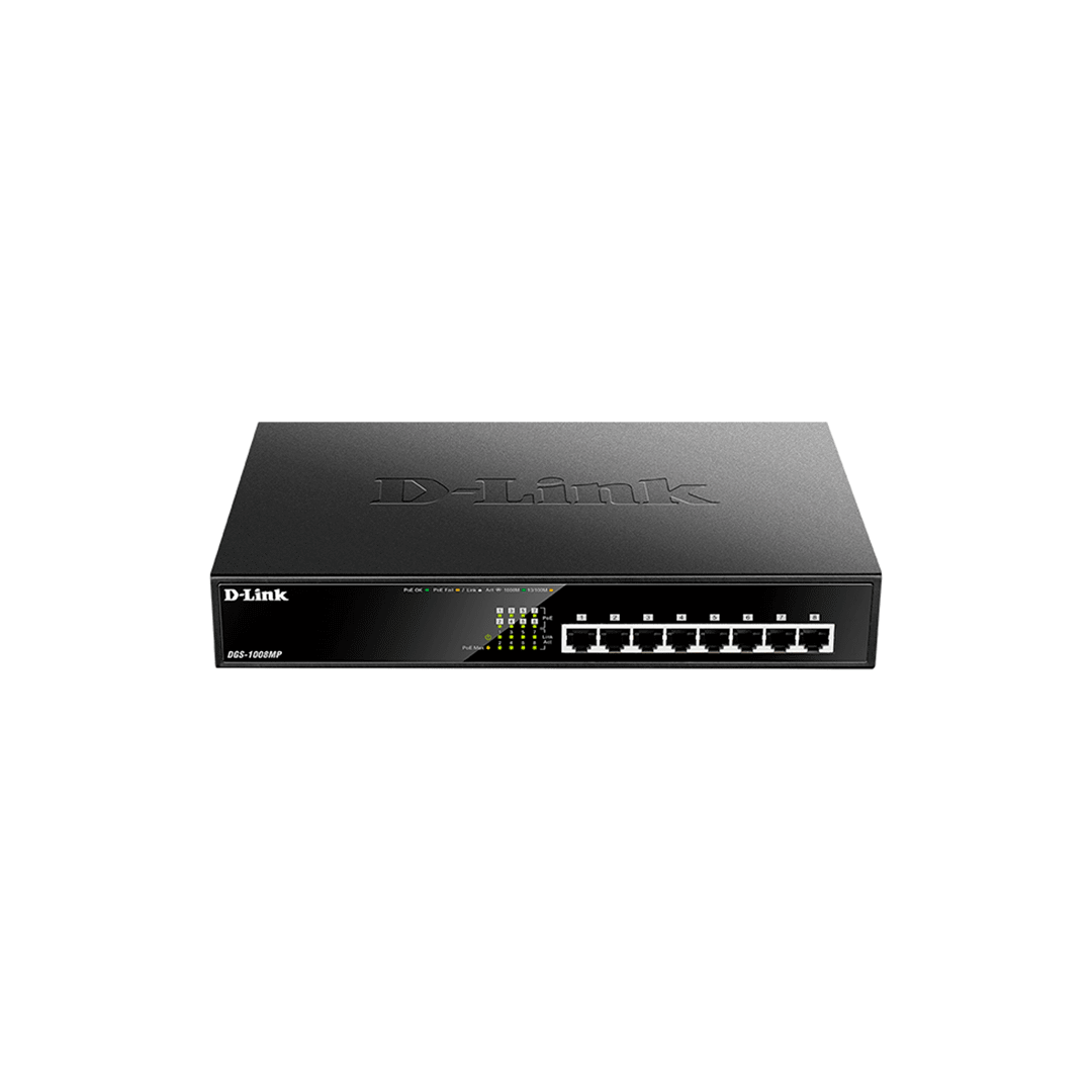 dgs-1008mp-15702 8-Port Desktop Gigabit Max PoE Switch DGS-1008MP - Imagen 1