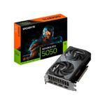 Tarjeta gráfica GeForce RTX 5050 WINDFORCE OC 8G, 8 GB 128 bits GDDR6, PCIe 5.0, sistema de refrigeración WINDFORCE, tarjeta de video GV-N5050WF2OC-8GD