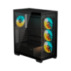 Gabinete Gigabyte C500 PANORAMIC STEALTH  NEGRO  incluye 4 ventiladores 120mm  (ARGB) - Imagen 5