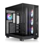 Gabinete View 380 XL TG ARGB/Black/Win/SPCC/Tempered Glass*2/120mm ARGB Lite Fan*1+120mm ARGB Lite Reverse Fan*3/Brown Box