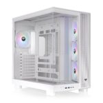 Gabinete View 380 XL TG ARGB Snow/White/Win/SPCC/Tempered Glass*2/120mm ARGB Lite White Fan*1+120mm ARGB Lite White Reverse Fan*3/Brown Box