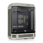 Gabinete The Tower 600 Matcha Green/Matcha Green/Win/SPCC/Tempered Glass*3/CT140 Fan*2/Color Box/With Screen Metal Panel