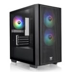 Gabinete Versa H16 TG ARGB /Black/Win/SPCC/Tempered Glass*1/120mm ARGB SE Fan*3/PS-TTP-0650NNFABG-3 /Brown Box/for SA