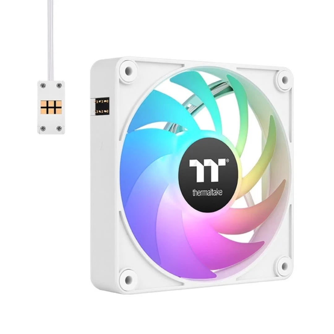 cl-f191-pl14sw-a-013911 Cooler de CPU CT140 EX ARGB Sync PC Cooling Fan White 3 Pack/Fan/14025/PWM 500~1800 RPM/ARGB MB Sync/White - Imagen 1