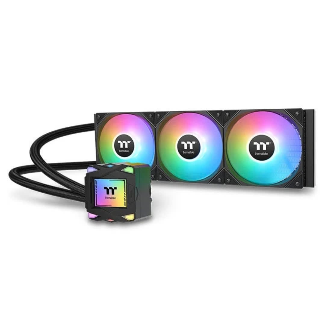 cl-w459-pl12sw-a-017479 Cooler de CPU LA360 ARGB Sync/All-In-One Liquid Cooler System/120 ARGB Fan *3/PWM 600~2500RPM/MB Sync only/Black - Imagen 1