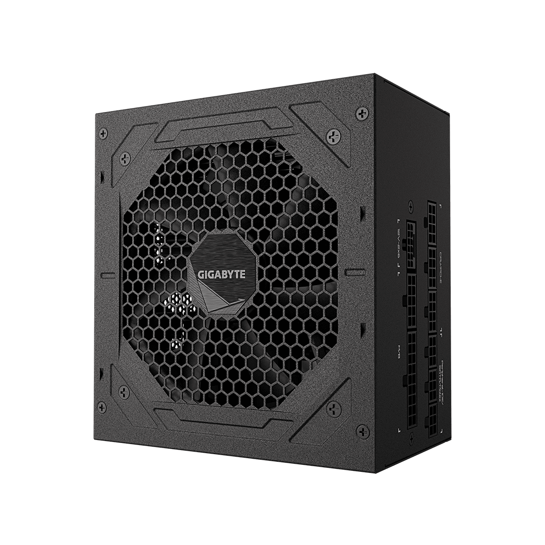 ud1000gm-pg5-v2-019325 Fuente de poder Gigabyte, 1000W, certificación Gold, full modular, color negro - Imagen 1